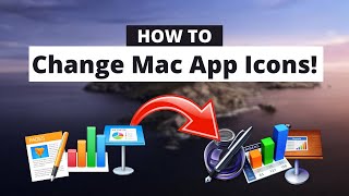 Today we'll go over how to customize your mac by changing app icons.
it's a pretty easy process and involves converting an image icon
file(i...