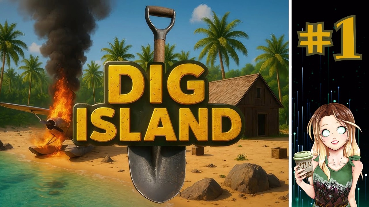 Dig Island #1 - Gra Survival z Miningiem i Craftingiem | Gameplay PL