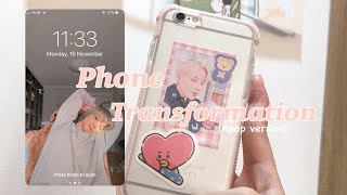 Phone transformation🍦(kpop edition)