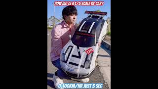 How big is a 1/5 scale RC car?🚗 #rc #rccar #rclife #rctoys #porsche #rcracing ##rcfun