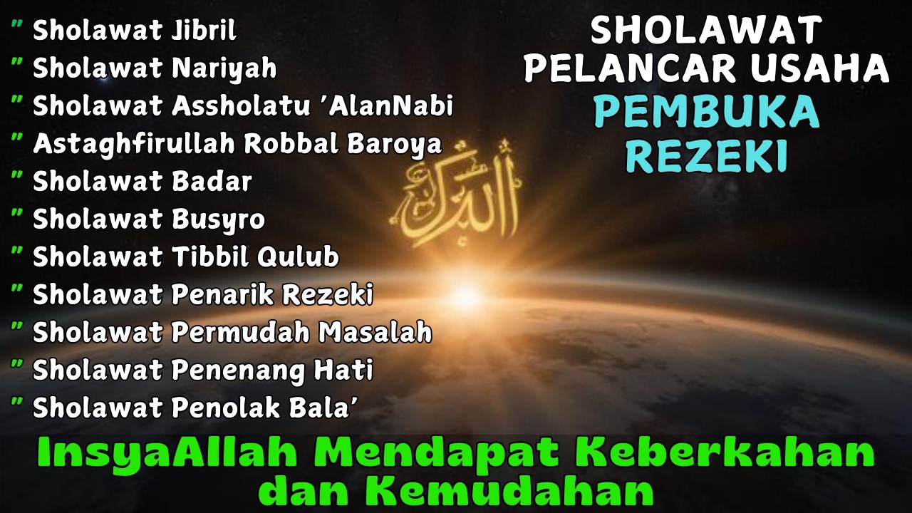 HATI TENANG! Buktikan Sholawat Nabi Penarik Rezeki Bulan Syaban Ini, Rezeki Mengalir Tanpa Henti 🤲