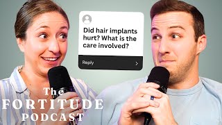 My husband on hair loss struggle, growing up in a big family, NOT caring what people think | Ep. 3