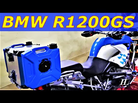 BMW R1200GS изготовление быстросъема на кофр