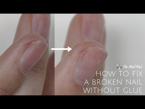 How To Fix A Broken Nail Without Glue