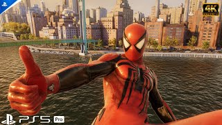 Spider Man 2 Gameplay Ps5 Pro 60 Fps 4K