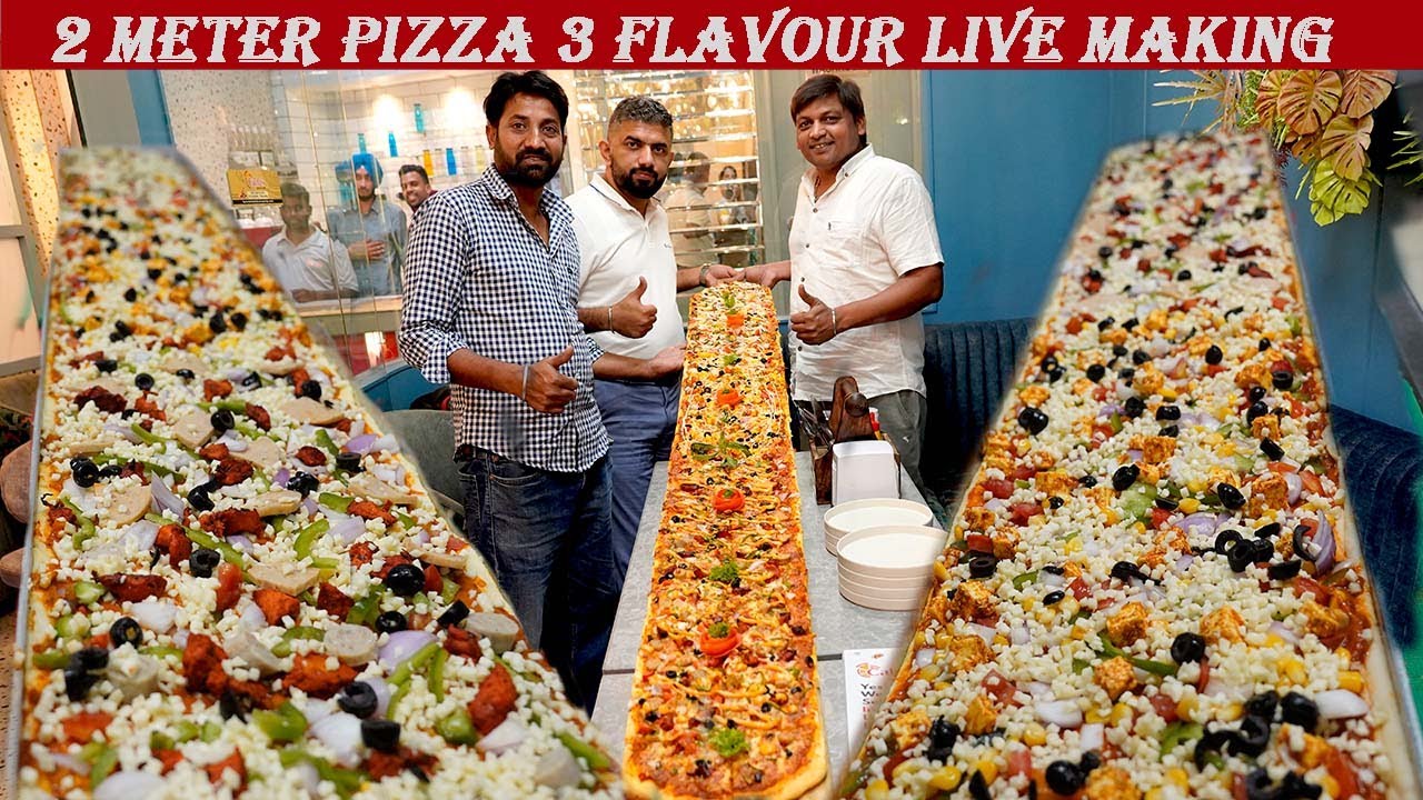 INDIA'S LONGEST PIZZA IN PUNJAB CALDO'S PIZZA JALANDHAR All Over