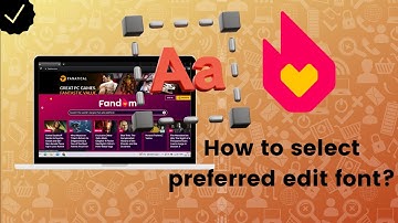 How to select preferred edit font on Fandom.com?