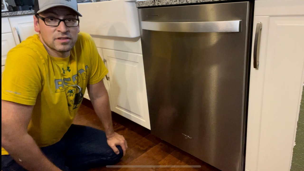 How to Install a Whirlpool Dishwasher - step by step - YouTube