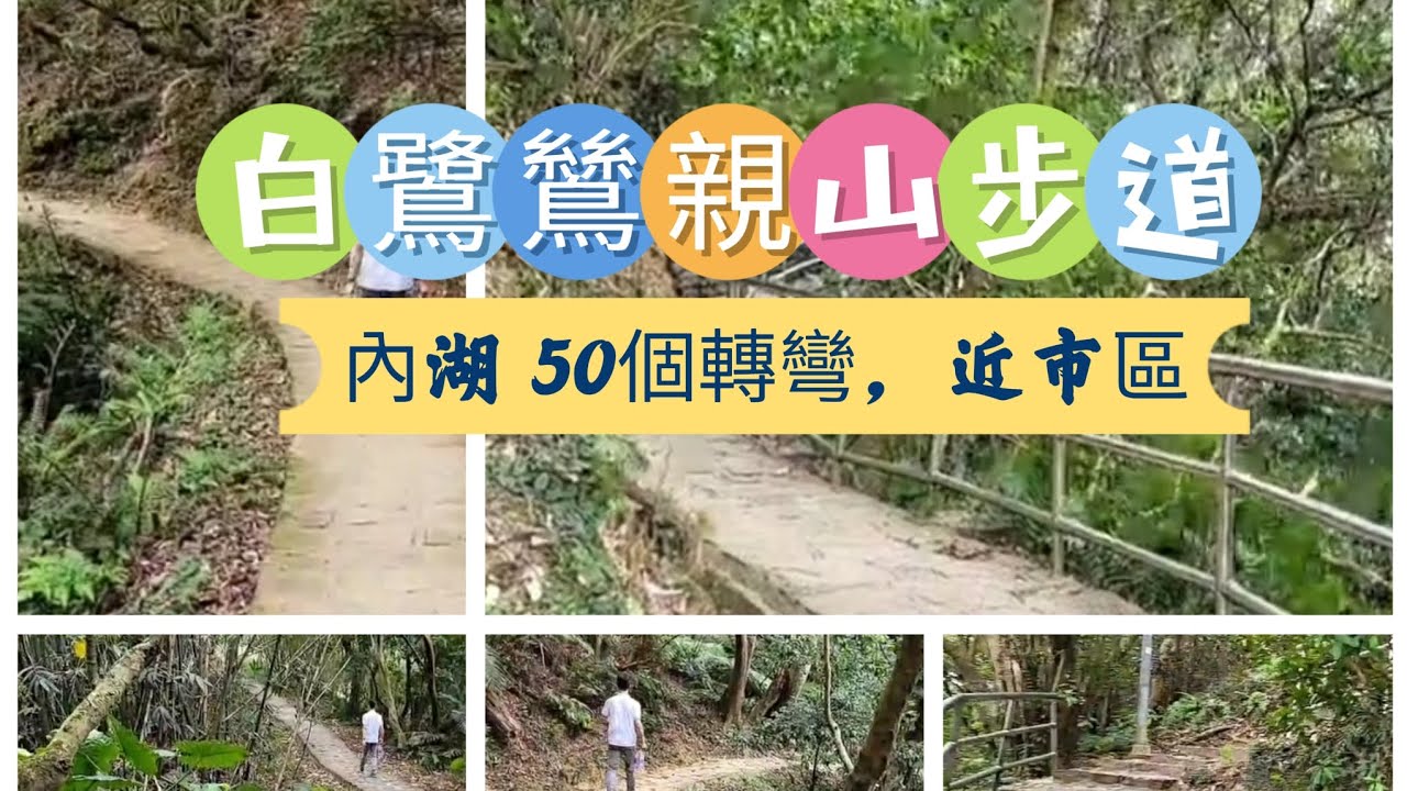 內湖，大湖公園，白鷺鷥山親山步道，近市區，50個轉彎，親子輕鬆,坡度平緩