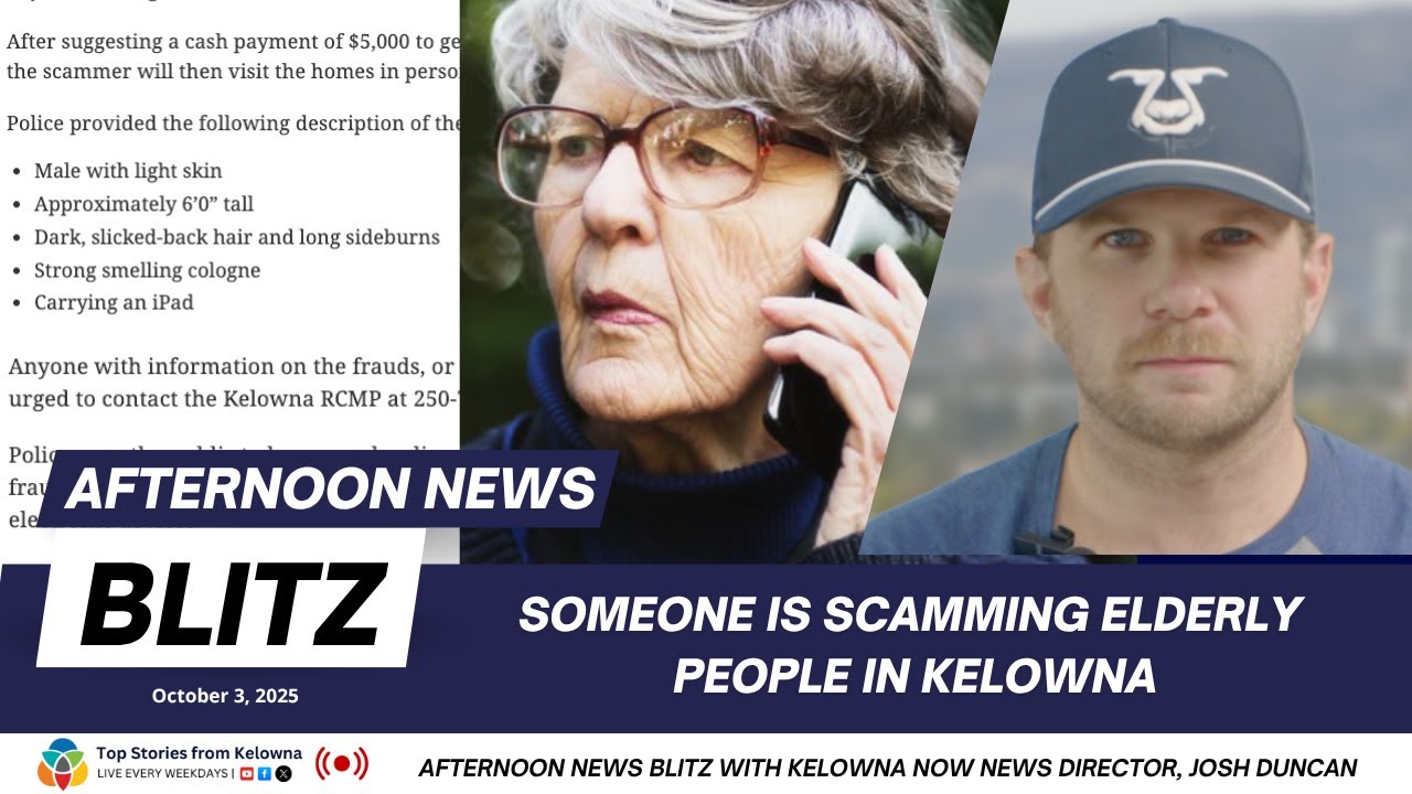 Кто-то обманывает пожилых людей в Келоуне | News Blitz