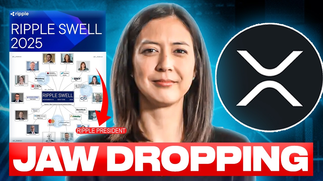 JAW DROPPING MONSTER XRP ANNOUNCEMENT!!! - RIPPLE PRESIDENT AT SWELL!