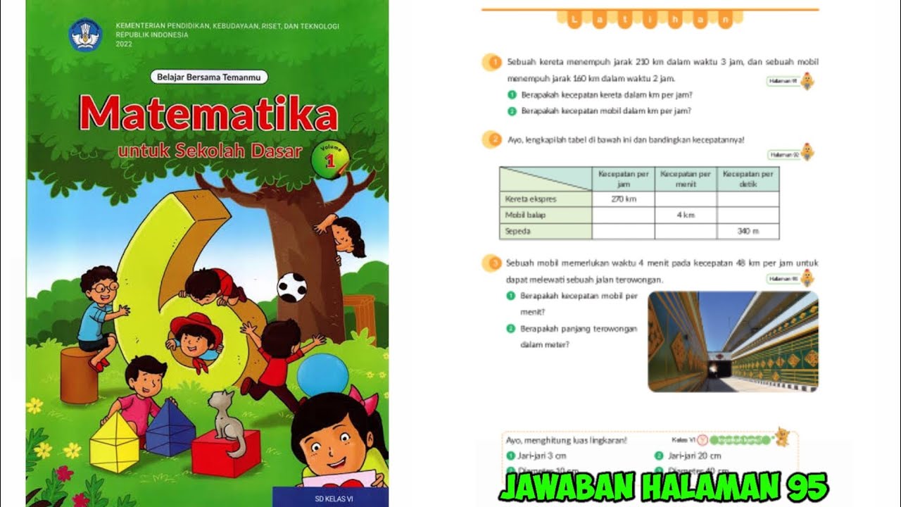MATEMATIKA KELAS 6 VOLUME 1 HALAMAN 95