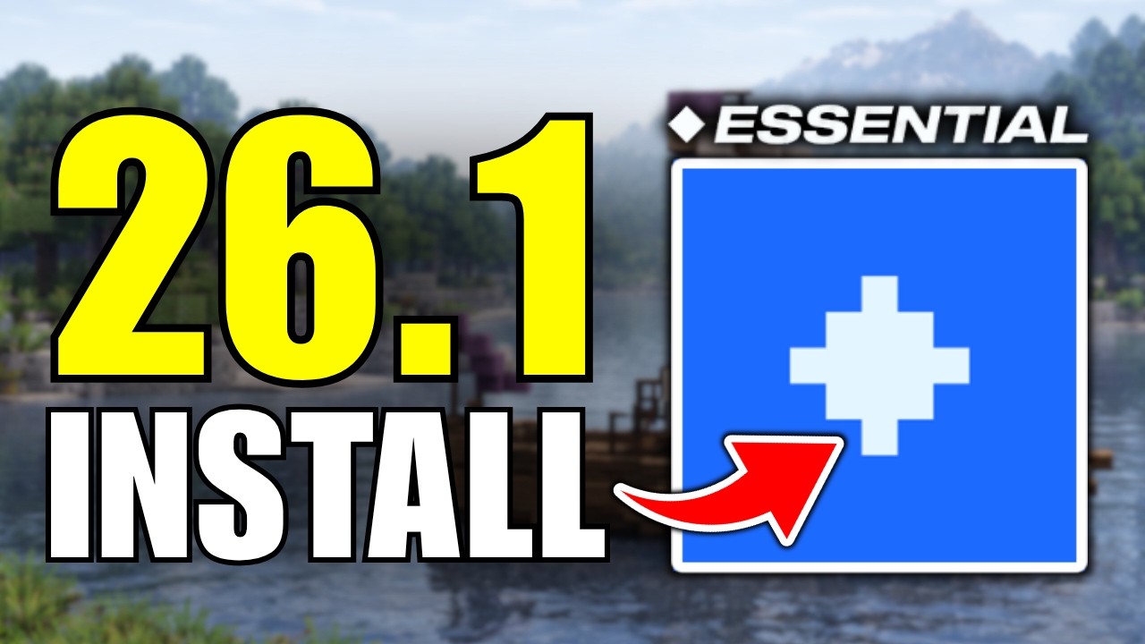 How To Install Essential Mod Minecraft Java 26.1 - YouTube