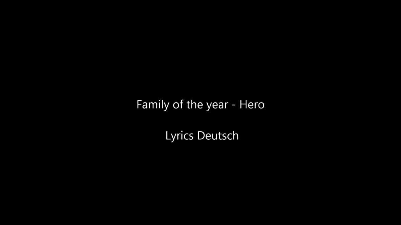 Hero Family Of The Year Lyrics Meaning