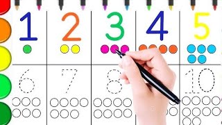 Download lagu Lear Rhymes, Kidssong, Coloring Number, 123455,Counting number 123456789, Child Art