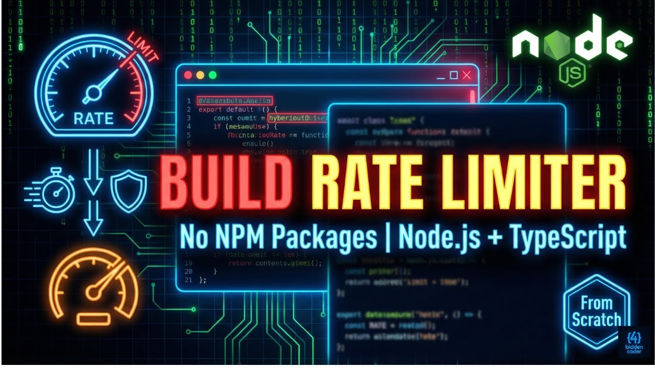 I Coded a Rate Limiter From Scratch — No Libraries, Just Logic 🔥