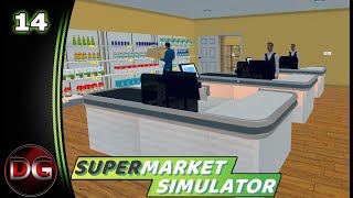 Supermarket Simulator - Let's Play! - Helping out the cashiers - Ep 14