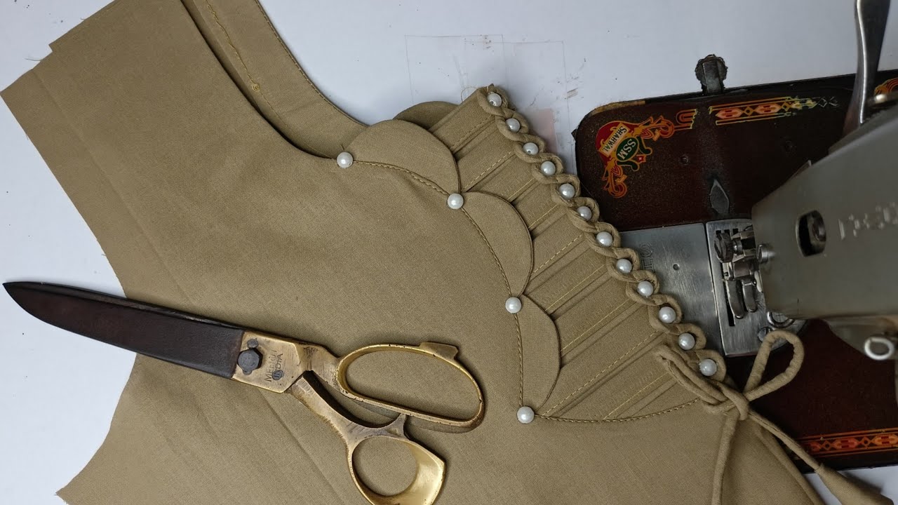 धमाकेदार सावन स्पेशल unique neck design with Dori /Sawan special neck design