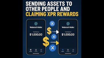 Sending Assets To Other People and Claiming XPR Rewards WebAuth Wallet