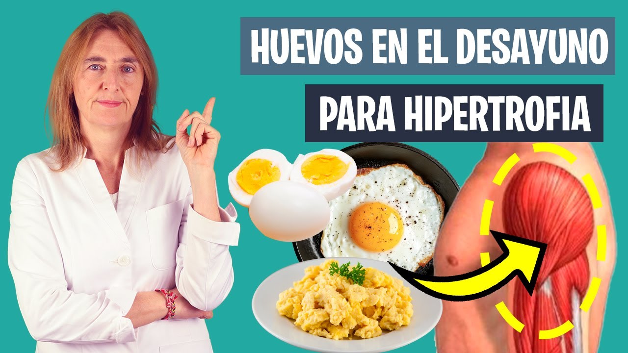 CON ESTOS HUEVOS para desayunar GANARÁS MÚSCULO | Desayuno para hipertrofia | Nutrición deportiva