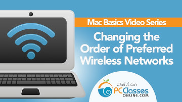 Changing the Order of Preferred Wireless Networks - Mac