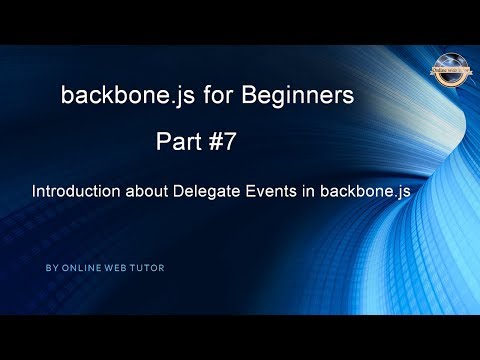 Learn backbone.js tutorial