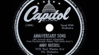 Watch Andy Russell Anniversary Song video