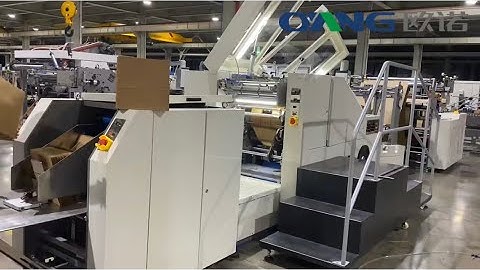 170pcs/min Ounuo B400 Square Bottom Paper Bag Making Machine Testing video ship to Turkey !!