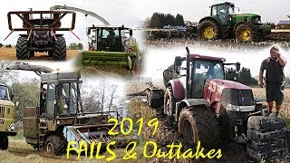 Fails & Outtakes 2019! | Schlammschlacht, lustige Traktorristen, Pannen ▶ Agriculture Germanyy