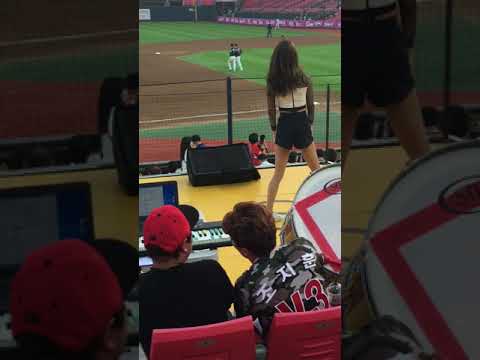 180620 롯데-kt 박기량 치어리더 AOA 빙글뱅글