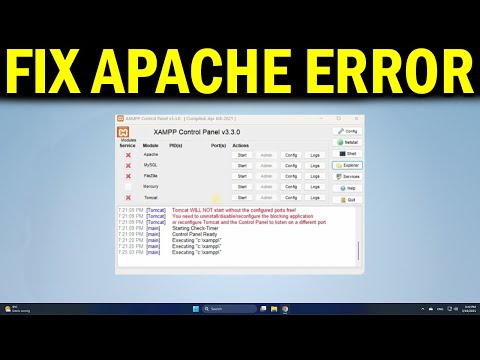How To Fix Error Apache Shutdown Unexpectedly in XAMPP