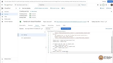 W11L3: Introduction to Google Cloud Functions