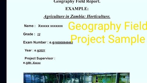 Geography Field Project Sample (Tourism) | Music in the video by @kalika8962