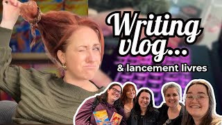 Writing vlog : une semaine d’écriture & lancement de livres en librairie 💻📚