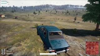 PUBG Car Explodes from Mortar Strike