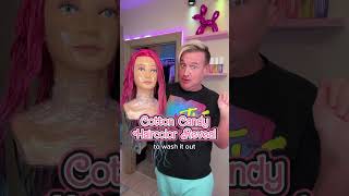 🍭Cotton Candy Haircolor  #haircolor #pinkhair #hairtrends #ombrehair #vlog #haircolortransformation