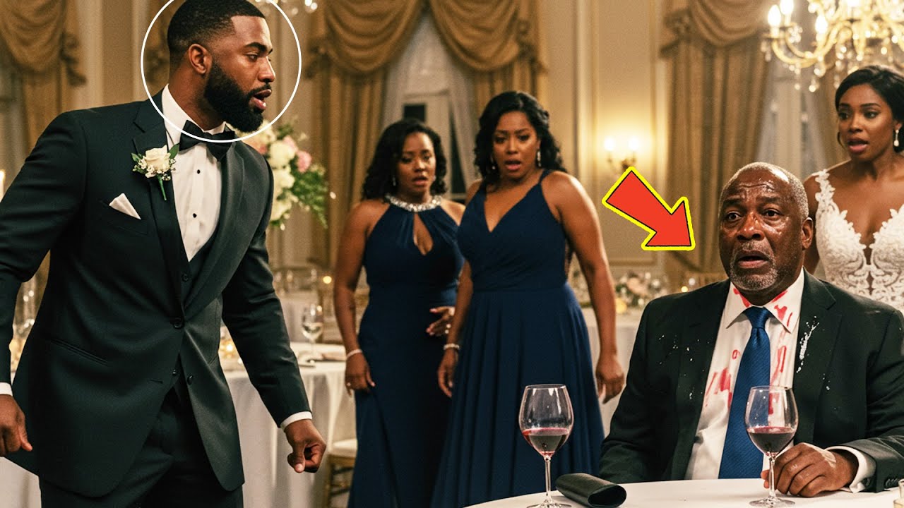 Billionaire Poured Wine on Her Father at the Wedding — But His Wife Made Him Regret It Instantly