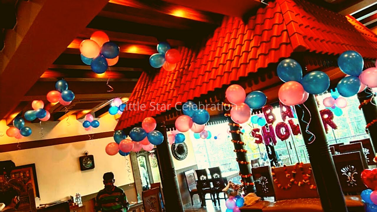 Baby Shower Ideas for a boy | Baby Shower Decoration at Home | Delhi ...