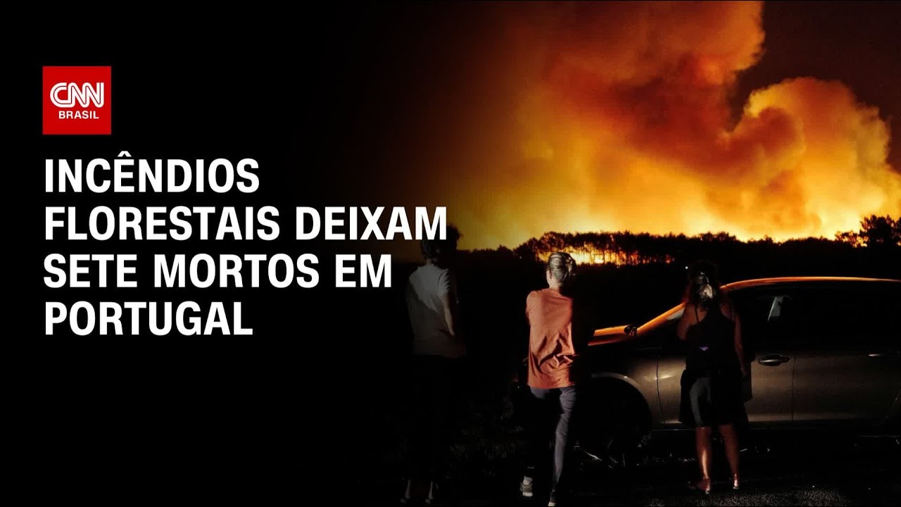 Incêndios florestais deixam sete mortos em Portugal | BASTIDORES CNN