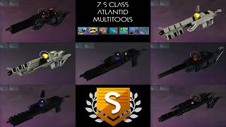 No Man's Sky - 5 Black & 2 Grey S Class Atlantid Multitools