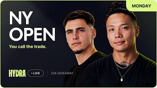HYDRA LIVE | WE TRADE, YOU WIN | Monday 8/10/2026