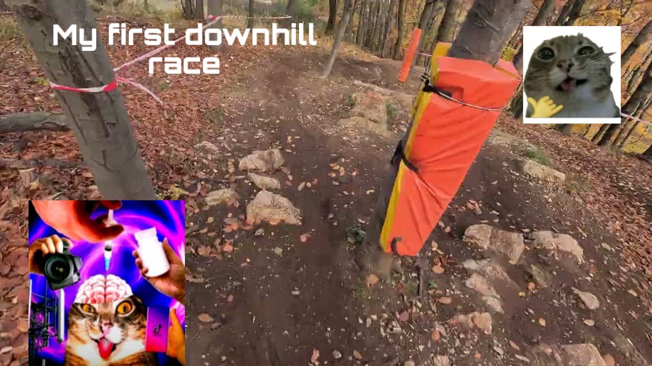 I was NOT ready for this downhill track