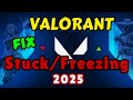 Valorant stuck on loading screen or freezing issues Fix