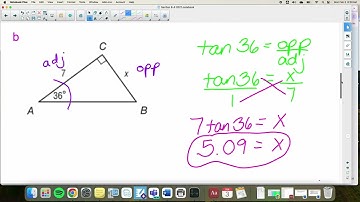 Sect 8 4 Day 2 Video Using Trig to Find Missing Sides And Angles