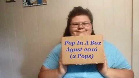 Pop In A Box August 2016 Unboxing (2 Pops)
