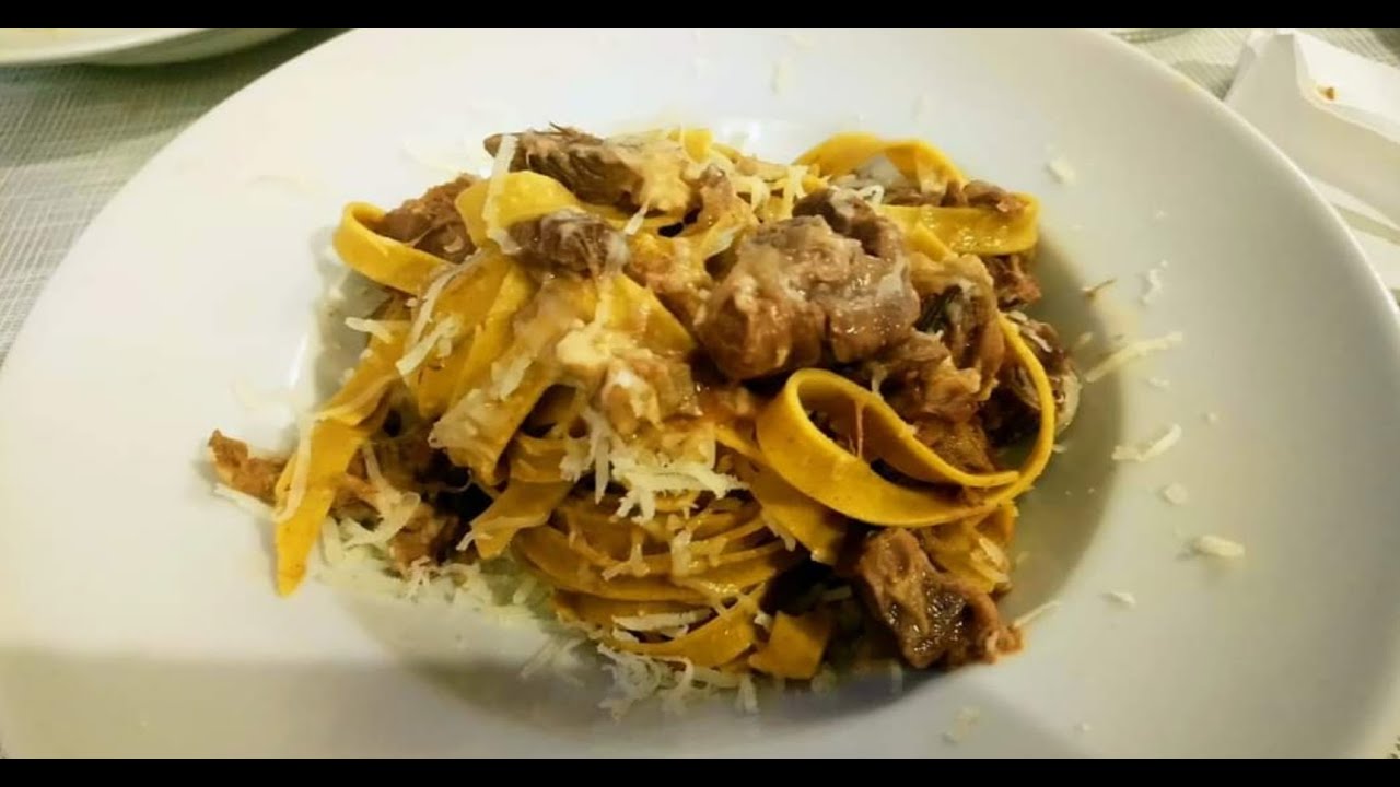 Pappardelle al Sugo di Cinghiale