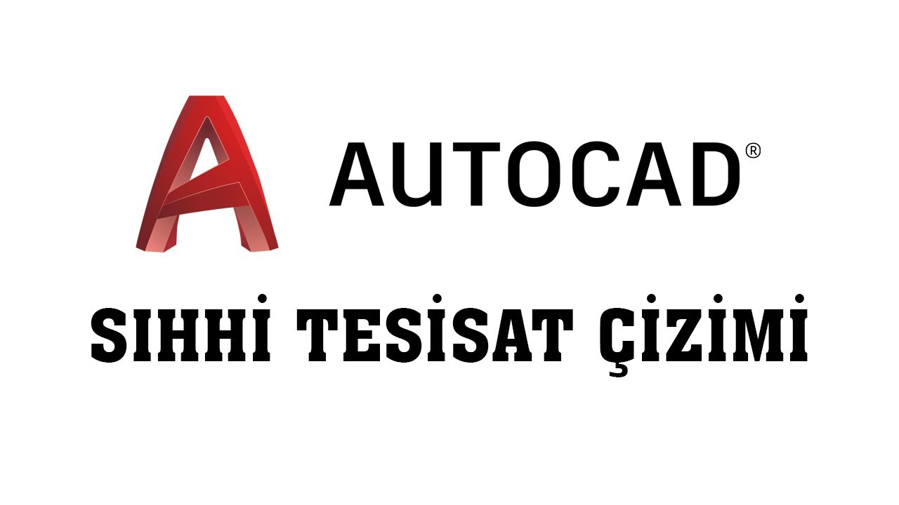 Autocad Sıhhi Tesisat Proje Çizimi ( AutoCAD plumbing design )