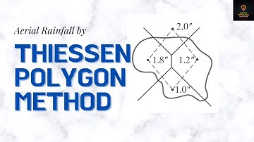 Example on how to use Thiessen Polygon Method to estimate mean aerial rainfall | Hydrology Lesson 8