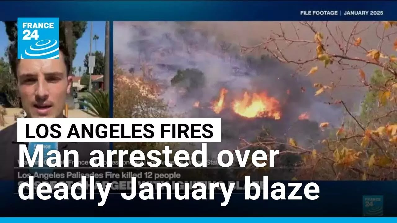 Man arrested over deadly January fire in Los Angeles • FRANCE 24 ...