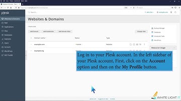 How to change the language of the Plesk Panel   WhiteLight Hosting